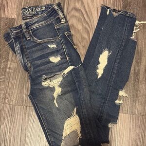 American Eagle Outfitters Super Stretch Jeans - Dark Wash